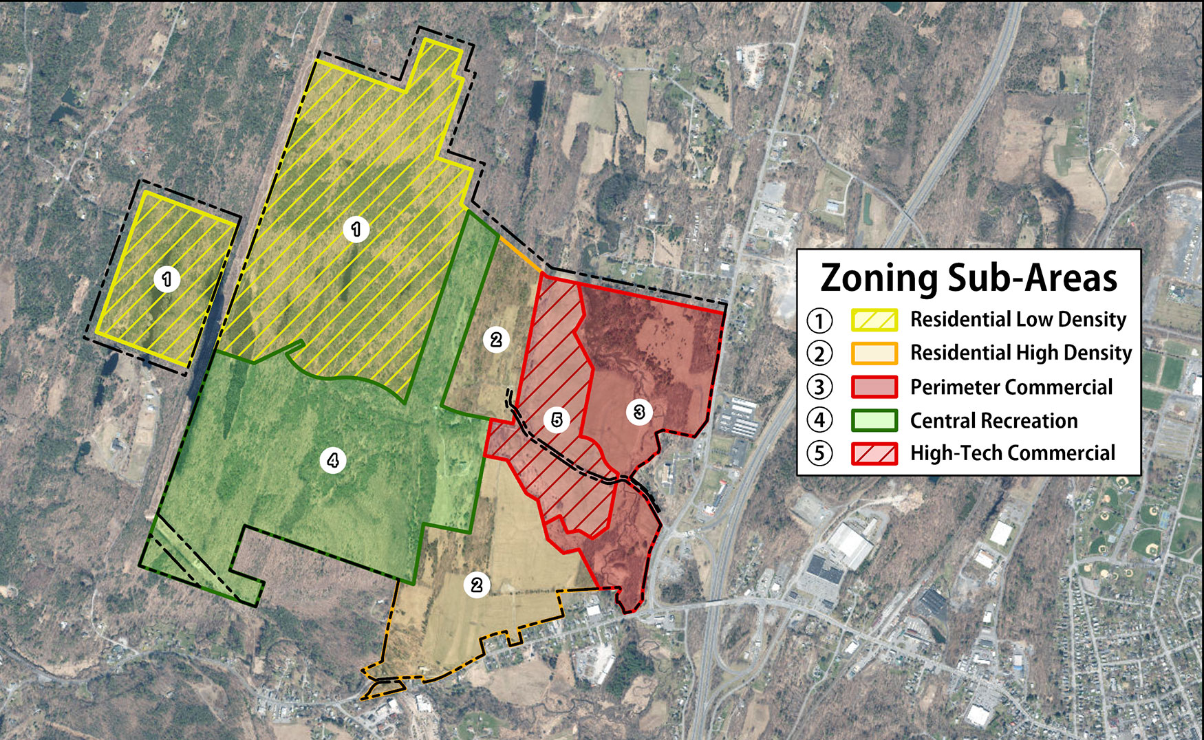 Zoning Sub Areas Map